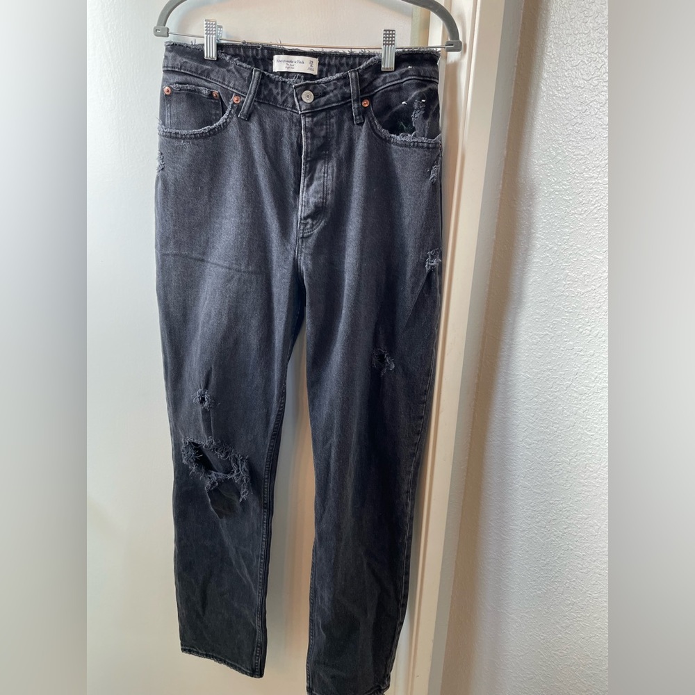 Abercrombie curve love dad jeans
